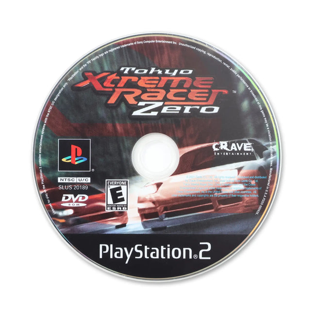 Tokyo Xtreme Racer Zero for Sony PlayStation 2 - Disc front with label - Game only.