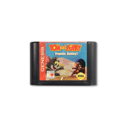 Tom and Jerry Frantic Antics for Sega Genesis - Cartridge front with label - Game only.