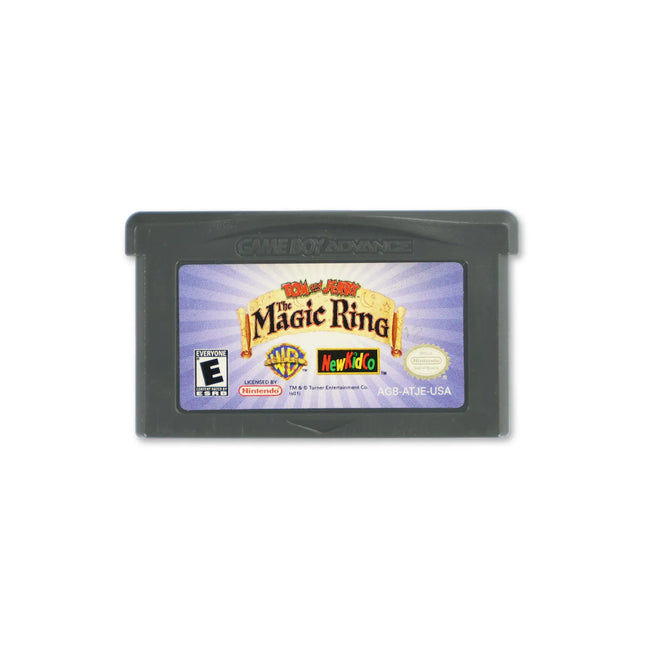 Tom and Jerry Magic Ring for Nintendo Game Boy Advance - Cartridge front with label - Game only.