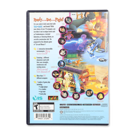 Tom and Jerry War of Whiskers for Sony PlayStation 2 - Case back cover - Product gallery.