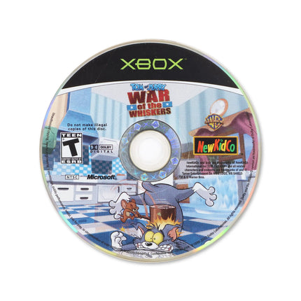 Tom and Jerry War of Whiskers for Microsoft Xbox - Disc front with label - Game only.