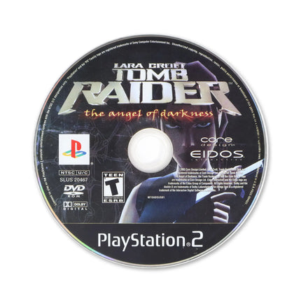 Tomb Raider Angel of Darkness for Sony PlayStation 2 - Disc front with label - Game only.