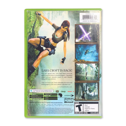 Tomb Raider Legend for Microsoft Xbox - Case back cover - Product gallery.