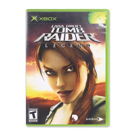 Tomb Raider Legend for Microsoft Xbox - Case front cover - Complete in box or case and game.