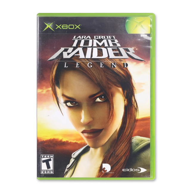Tomb Raider Legend for Microsoft Xbox - Case front cover - Complete in box or case and game.