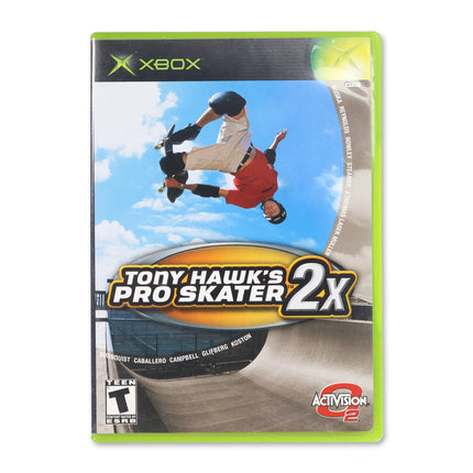 Tony Hawk 2x for Microsoft Xbox - Case front cover - Complete in box or case and game.