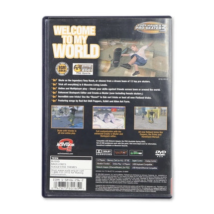 Tony Hawk 3 [Greatest Hits] for Sony PlayStation 2 - Case back cover - Product gallery.