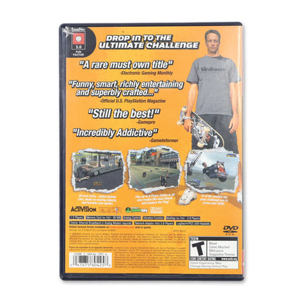 Tony Hawk 4 [Greatest Hits] for Sony PlayStation 2 - Case back cover - Product gallery.