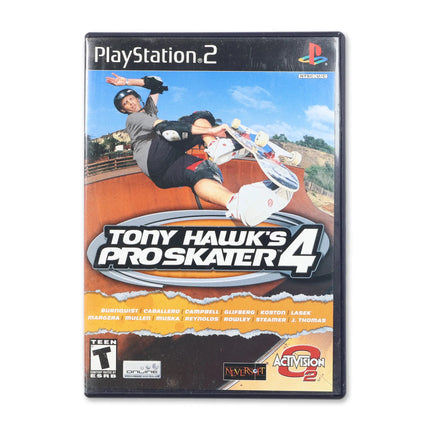 Tony Hawk 4 for Sony PlayStation 2 - Case front cover - Complete in box or case and game.
