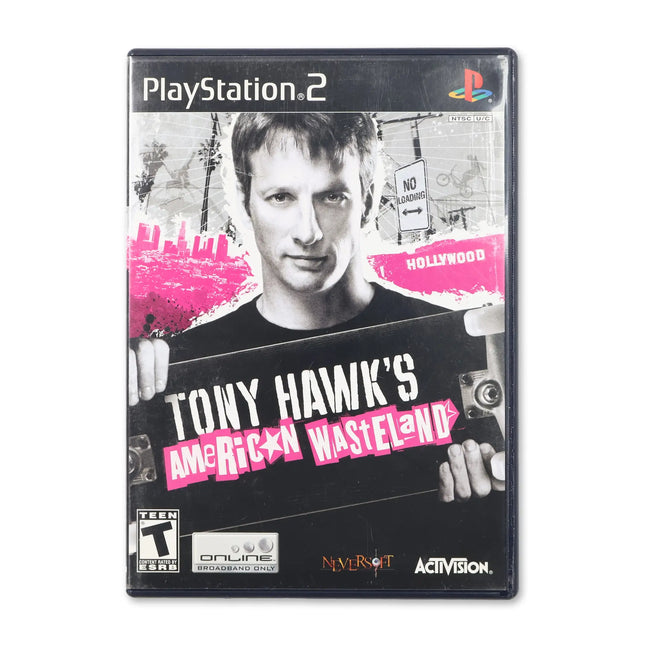 Tony Hawk American Wasteland for Sony PlayStation 2 - Case front cover - Complete in box or case and game.