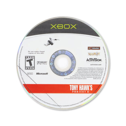 Tony Hawk Project 8 for Microsoft Xbox - Disc front with label - Game only.