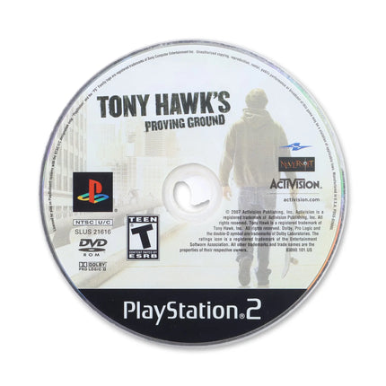 Tony Hawk Proving Ground for Sony PlayStation 2 - Disc front with label - Game only.