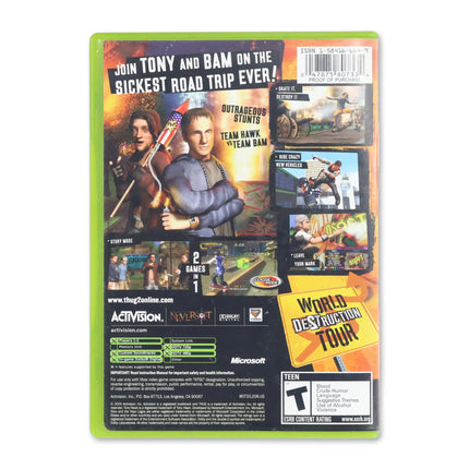 Tony Hawk Underground 2 for Microsoft Xbox - Case back cover - Product gallery.