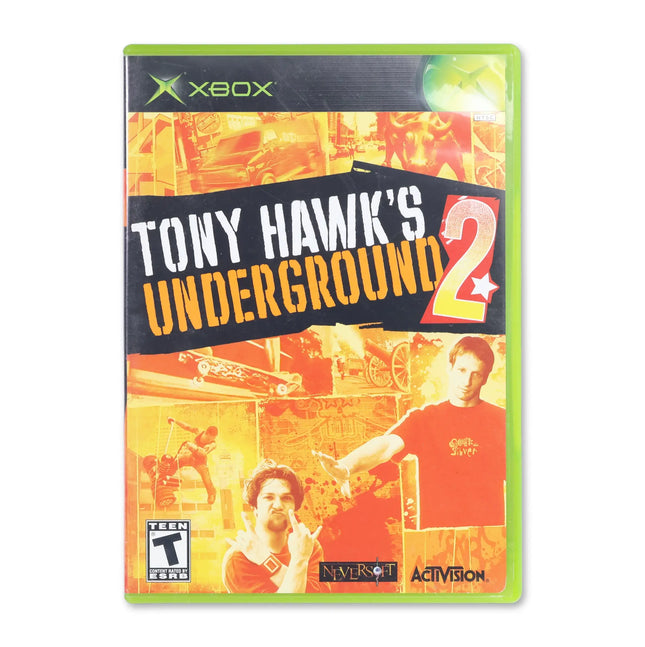 Tony Hawk Underground 2 for Microsoft Xbox - Case front cover - Complete in box or case and game.