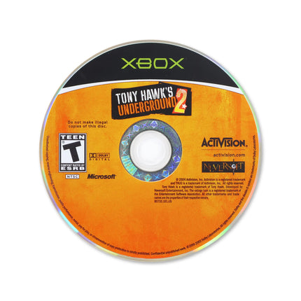 Tony Hawk Underground 2 for Microsoft Xbox - Disc front with label - Game only.