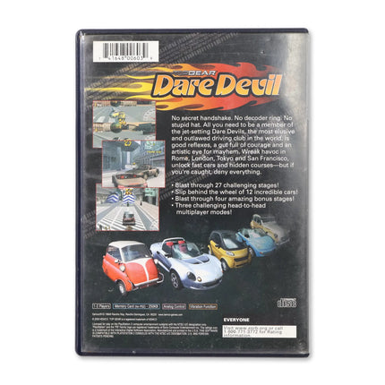 Top Gear Daredevil for Sony PlayStation 2 - Case back cover - Product gallery.