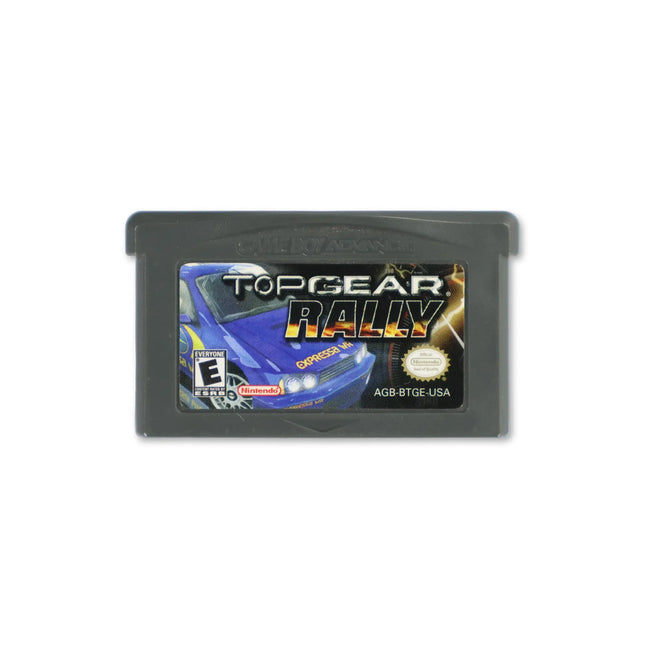 Top Gear Rally for Nintendo Game Boy Advance - Cartridge front with label - Game only.