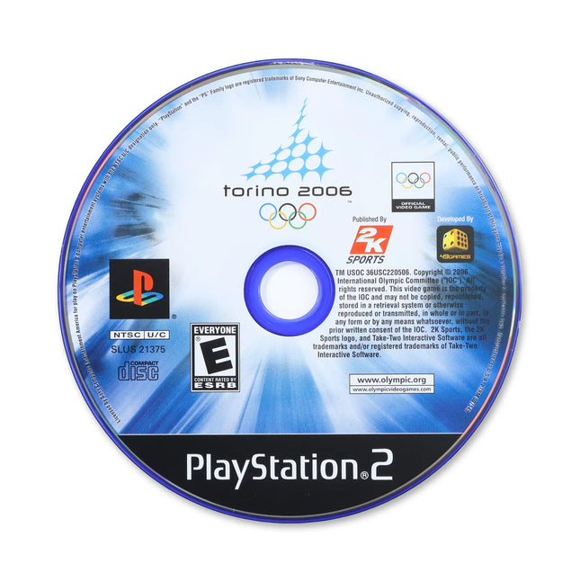 Torino 2006 for Sony PlayStation 2 - Disc front with label - Game only.
