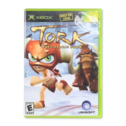Tork Prehistoric Punk for Microsoft Xbox - Case front cover - Complete in box or case and game.