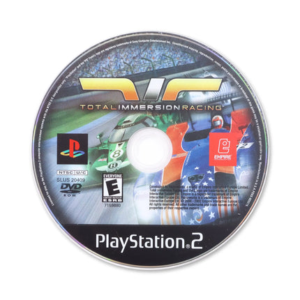 Total Immersion Racing for Sony PlayStation 2 - Disc front with label - Game only.