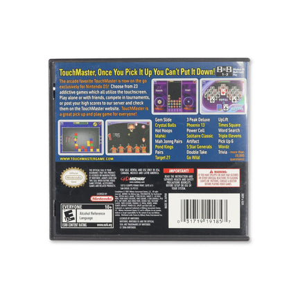 Touchmaster for Nintendo DS - Box back - Product gallery.
