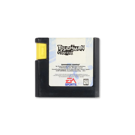 Toughman Contest for Sega Genesis - Cartridge front with label - Game only.