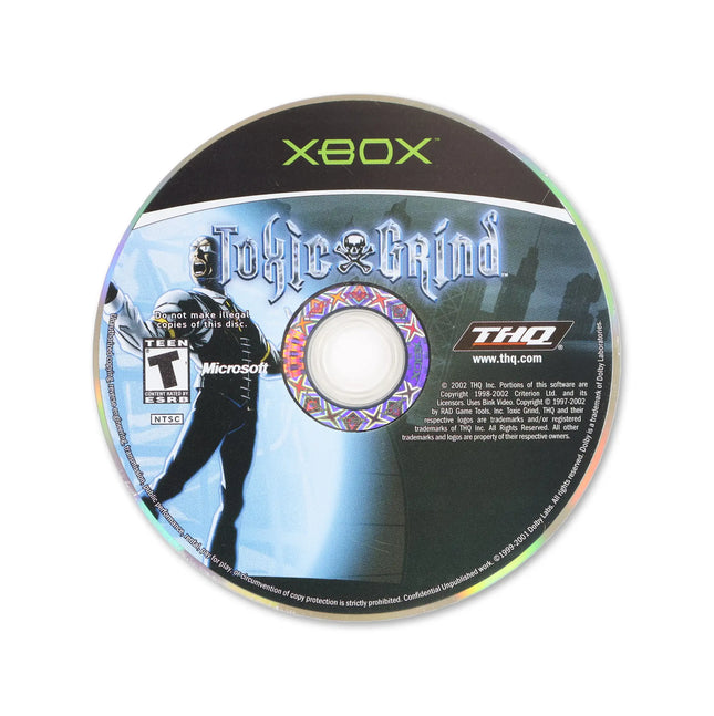 Toxic Grind for Microsoft Xbox - Disc front with label - Game only.