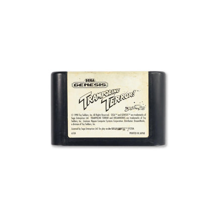 Trampoline Terror for Sega Genesis - Cartridge front with label - Game only.