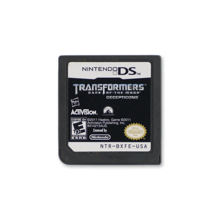 Transformers: Dark of the Moon Decepticons for Nintendo DS - Cartridge front with label - Game only.