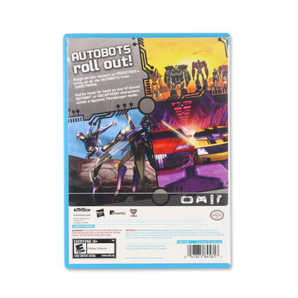Transformers: Prime for Wii U - Box back - Product gallery.