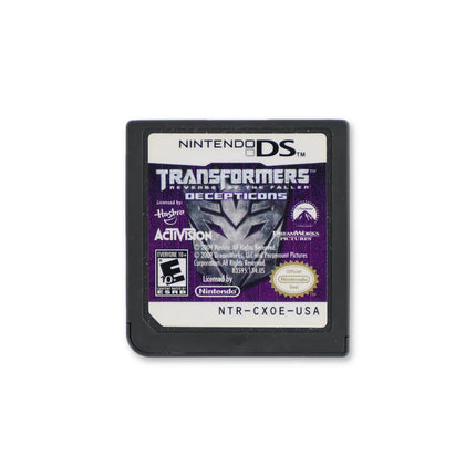 Transformers: Revenge of the Fallen Decepticons for Nintendo DS - Cartridge front with label - Game only.
