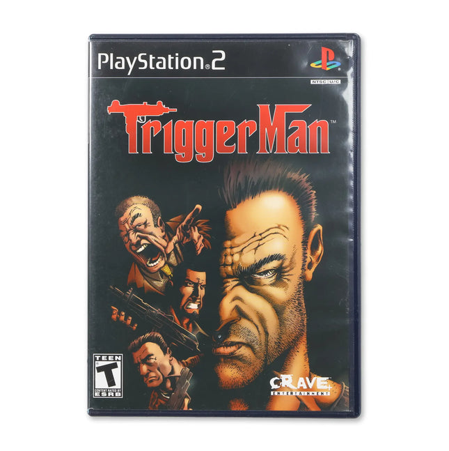 Trigger Man for Sony PlayStation 2 - Case front cover - Complete in box or case and game.