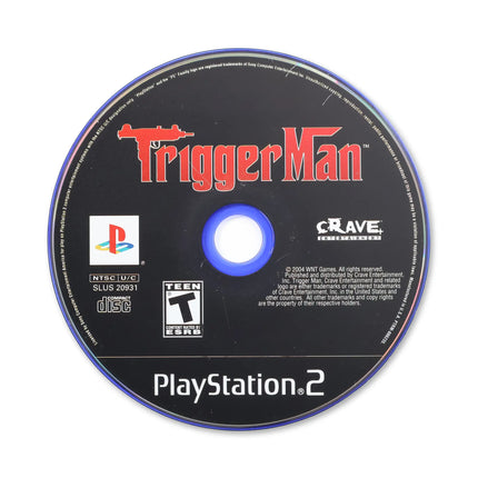 Trigger Man for Sony PlayStation 2 - Disc front with label - Game only.