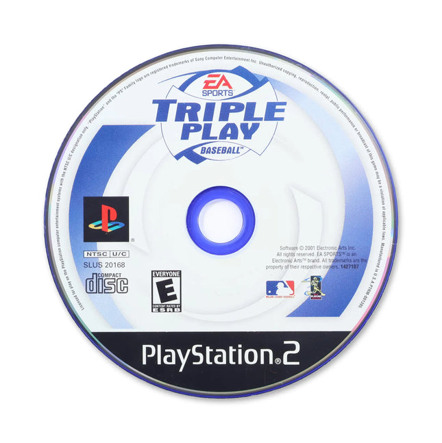 Triple Play Baseball for Sony PlayStation 2 - Disc front with label - Game only.