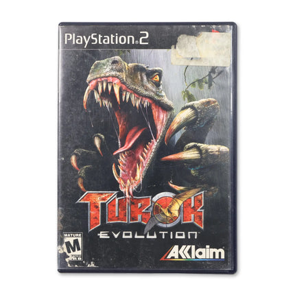 Turok Evolution for Sony PlayStation 2 - Case front cover - Complete in box or case and game.