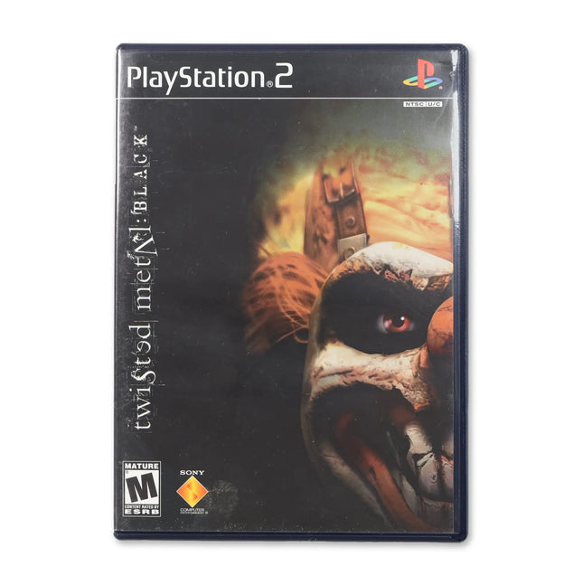 Twisted Metal Black for Sony PlayStation 2 - Case front cover - Complete in box or case and game.