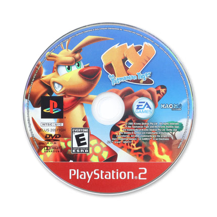 Ty the Tasmanian Tiger [Greatest Hits] for Sony PlayStation 2 - Disc front with label - Game only.