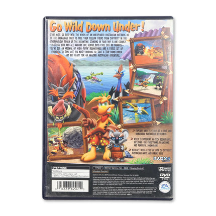 Ty the Tasmanian Tiger for Sony PlayStation 2 - Case back cover - Product gallery.
