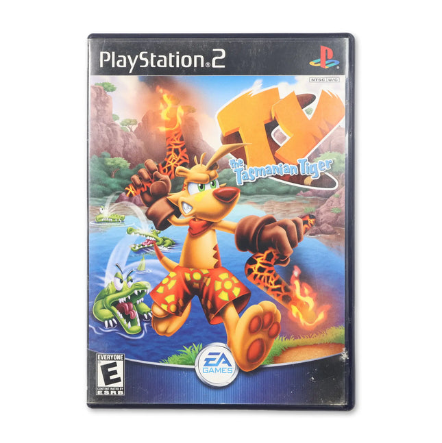 Ty the Tasmanian Tiger for Sony PlayStation 2 - Case front cover - Complete in box or case and game.