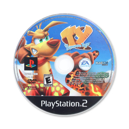 Ty the Tasmanian Tiger for Sony PlayStation 2 - Disc front with label - Game only.