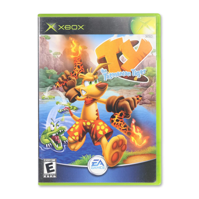 Ty the Tasmanian Tiger for Microsoft Xbox - Case front cover - Complete in box or case and game.
