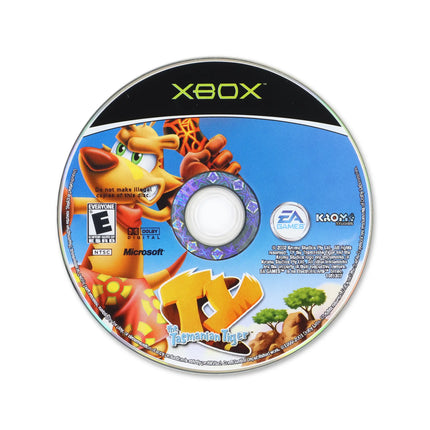 Ty the Tasmanian Tiger for Microsoft Xbox - Disc front with label - Game only.