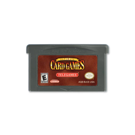 Ultimate Card Games for Nintendo Game Boy Advance - Cartridge front with label - Game only.