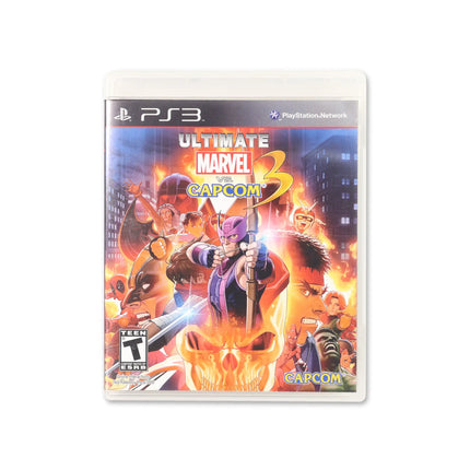 Ultimate Marvel vs Capcom 3 for PlayStation 3 - Box front - Complete in box or box and game.