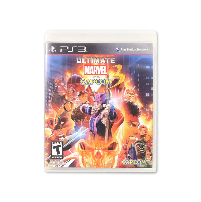 Ultimate Marvel vs Capcom 3 for PlayStation 3 - Box front - Complete in box or box and game.