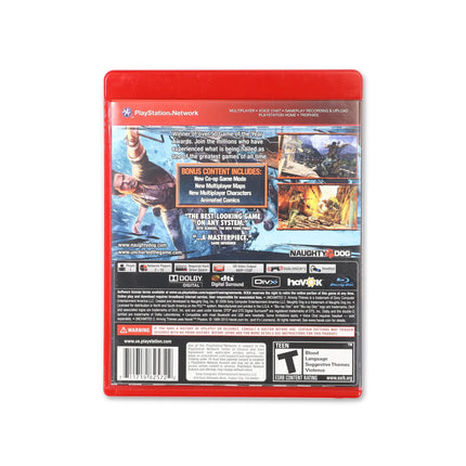 Uncharted 2: Among Thieves [Game of the Year Greatest Hits] for PlayStation 3 - Box back - Product gallery.