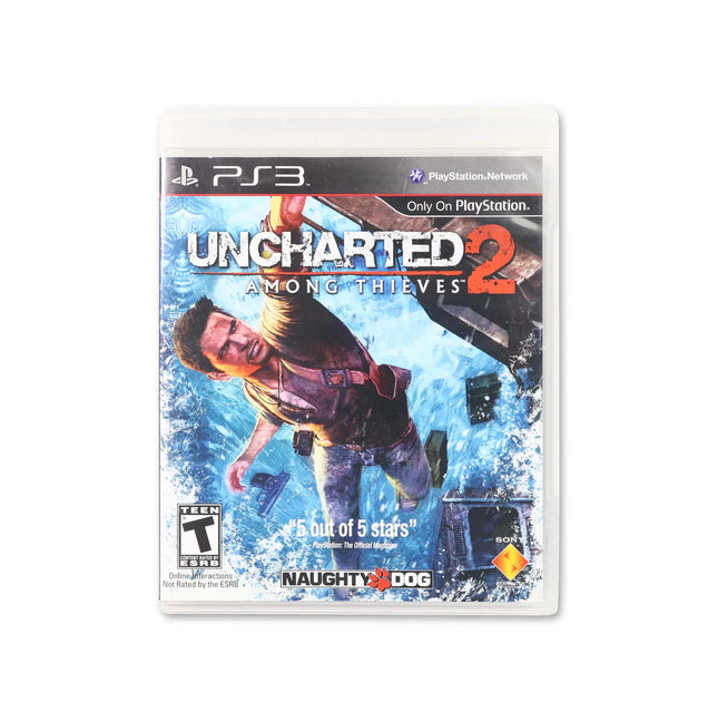 Uncharted 2: Among Thieves for PlayStation 3 - Box front - Complete in box or box and game.
