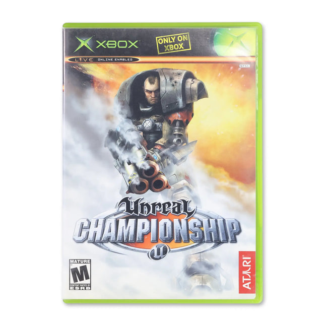 Unreal Championship for Microsoft Xbox - Case front cover - Complete in box or case and game.