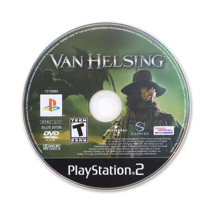 Van Helsing for Sony PlayStation 2 - Disc front with label - Game only.