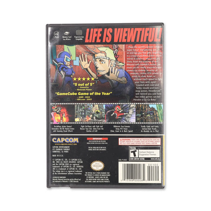 Viewtiful Joe [Player's Choice] for Nintendo GameCube - Case back cover - Product gallery.